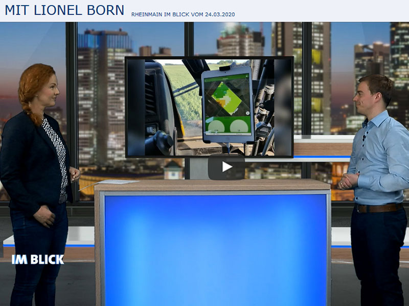 Lionel Born von Solorrow bei "Im Blick" im RheinMain TV